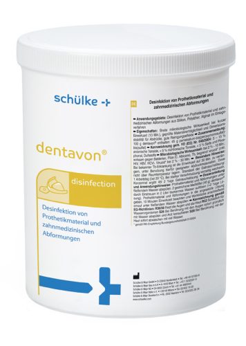 Schülke Dentavon® aktív oxigén alapú fogászati lenyomat fertőtlenítő granulátum - 900g