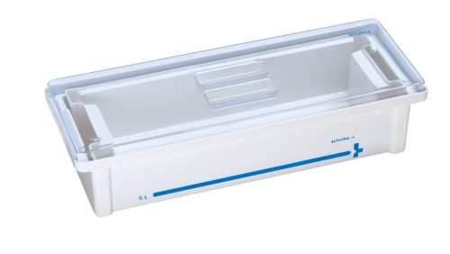 Schülke&Mayr fertőtlenítő kád átlátszó tetővel - 5l