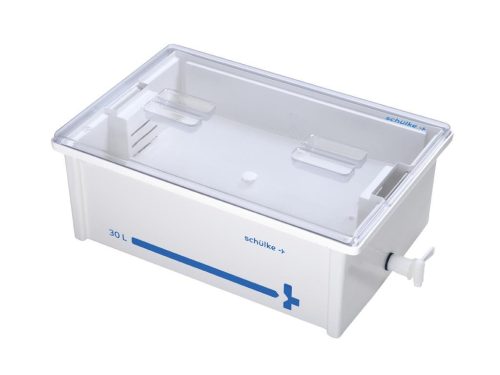 Schülke&Mayr fertőtlenítő kád fehér tetővel, csappal - 30l