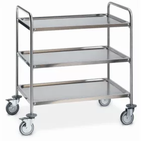 Műszerasztal, rozsdamentes 995x695x1010mm