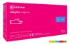 Nitrylex magenta - nitril púdermentes magenta (intenzív pink) színű vizsgálókesztyű XS