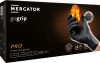 Mercator gogrip (black) - nitril védőkesztyű fekete púdermentes, gyémánt textúrált M