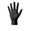 Mercator gogrip (black) - nitril védőkesztyű fekete púdermentes, gyémánt textúrált M