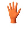 Mercator gogrip (orange) - nitril védőkesztyű narancs púdermentes, gyémánt textúrált
