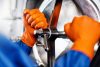Mercator gogrip (orange) - nitril védőkesztyű narancs púdermentes, gyémánt textúrált