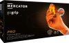 Mercator gogrip (orange) - nitril védőkesztyű narancs púdermentes, gyémánt textúrált XL